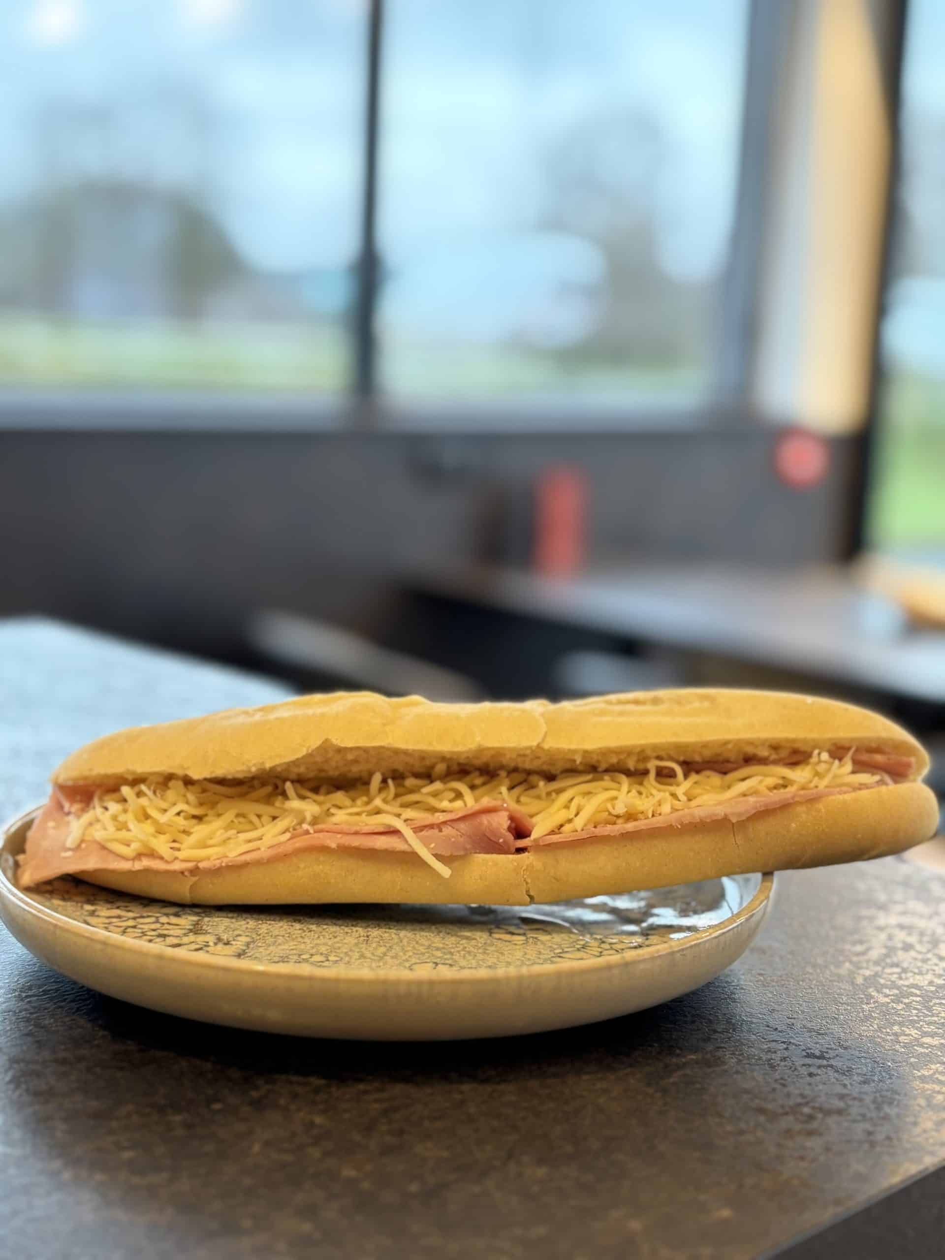 Panini jambon fromage