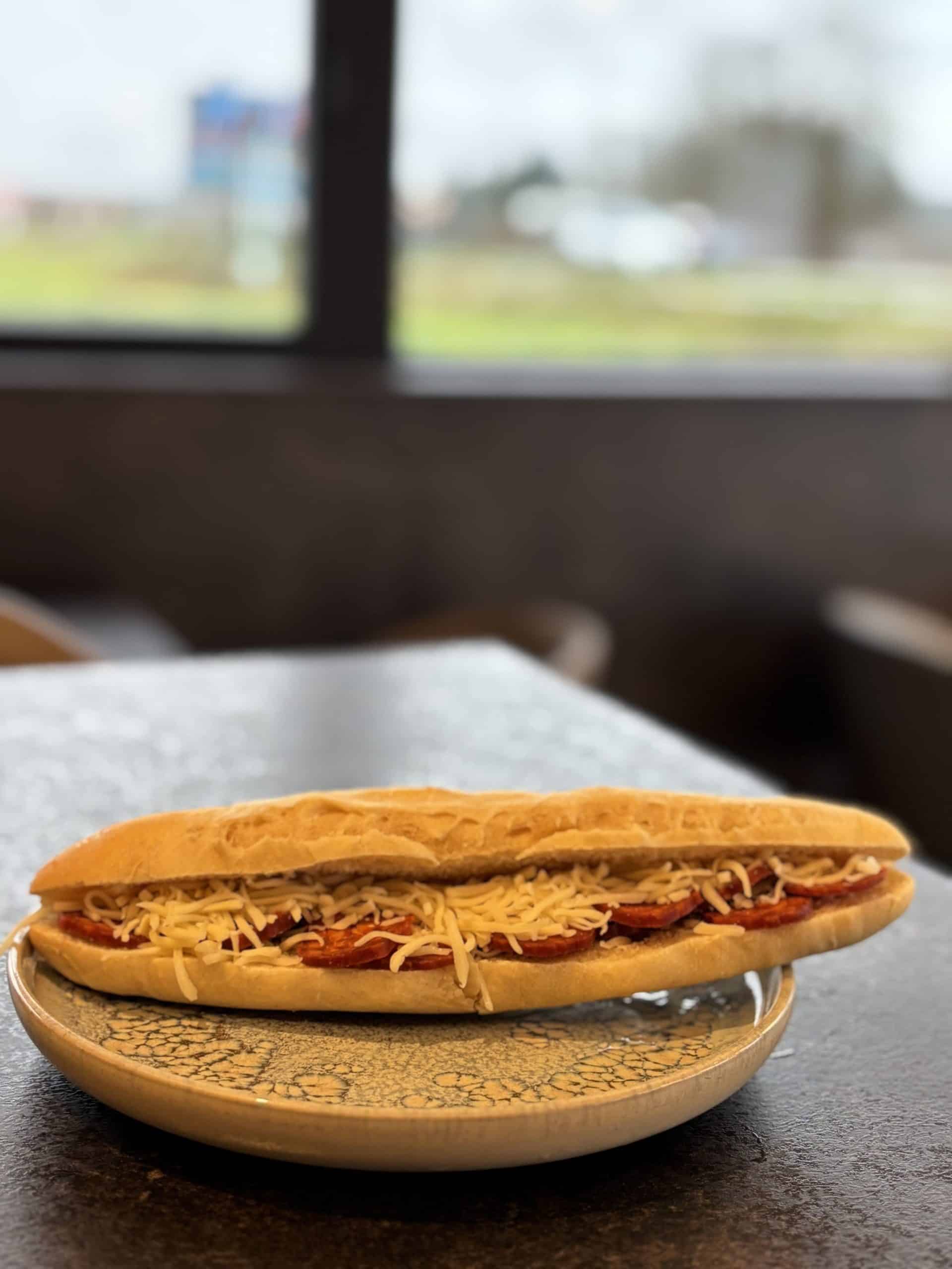 Panini chorizo emmental