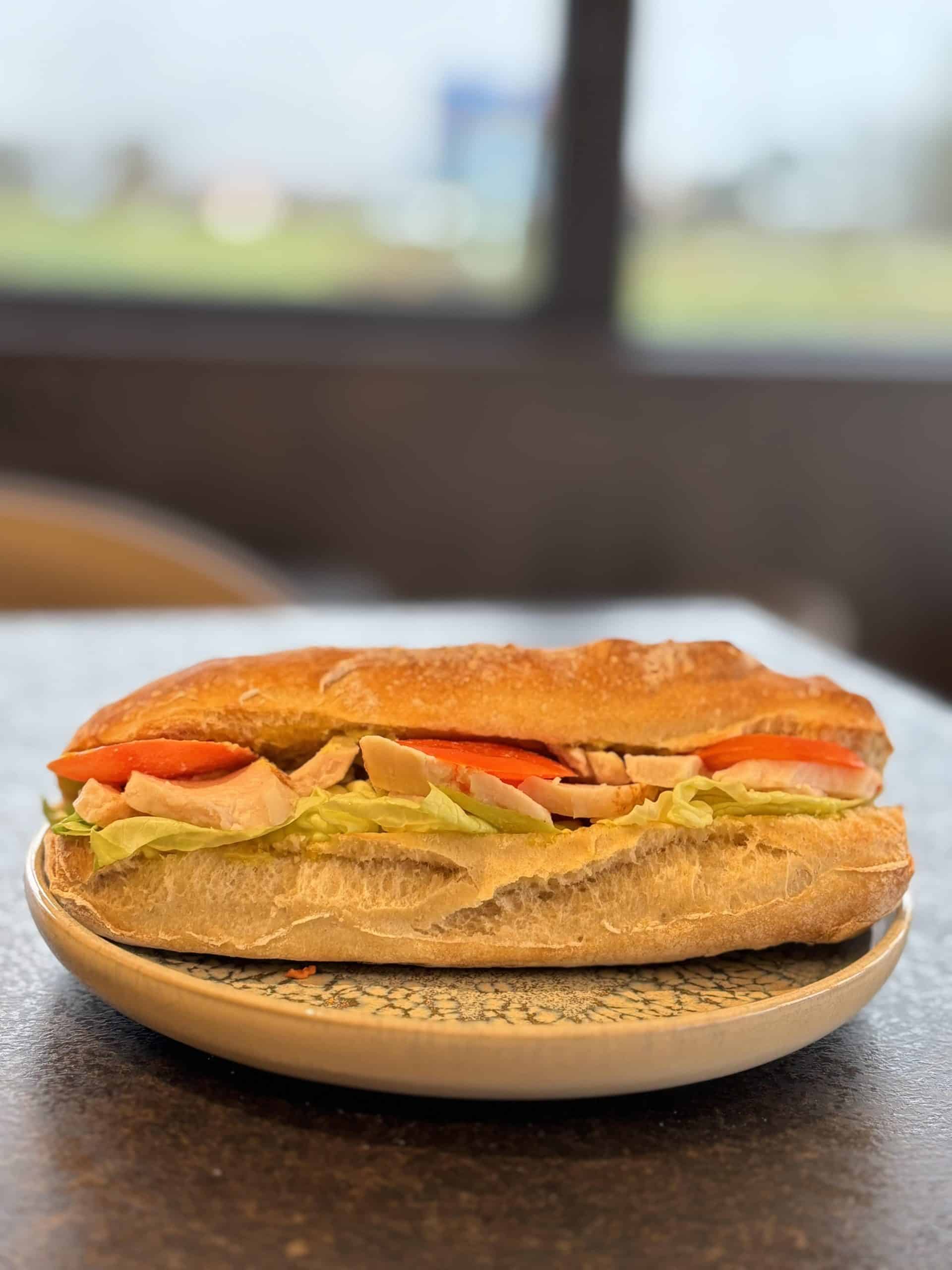 Baguette poulet curry
