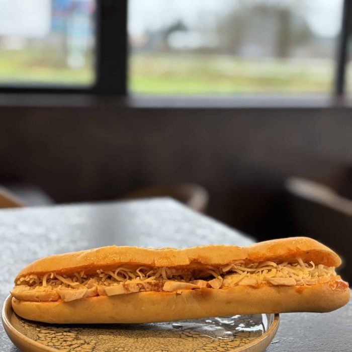 Panini poulet sauce andalouse