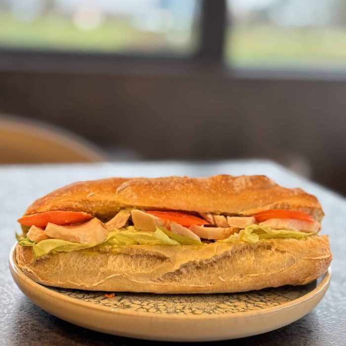 Baguette poulet curry